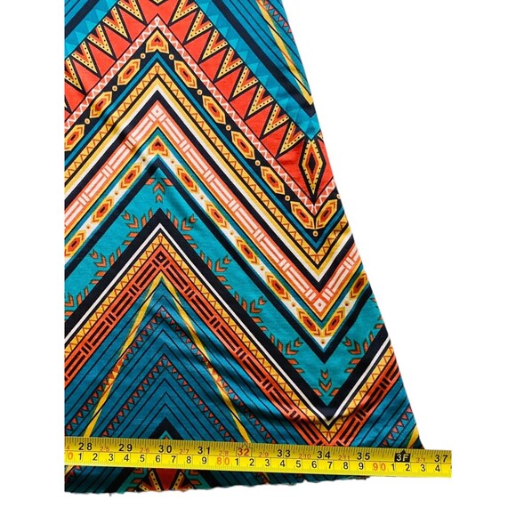 WASABI + MINT Womens Native Aztec Western Print Maxi Dress Size Large - Picture 11 of 13